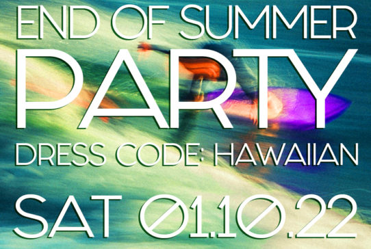 END OF SUMMER PARTY Special Aloha